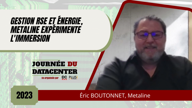 Gestion RSE et énergie, Metaline expérimente l'immersion