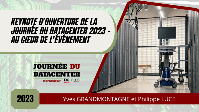 Keynote d'ouverture de la Journée du datacenter 2023 - Au cœur de l'événement